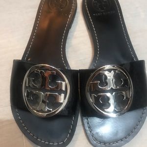 Tory Burch Ines Slides - Black